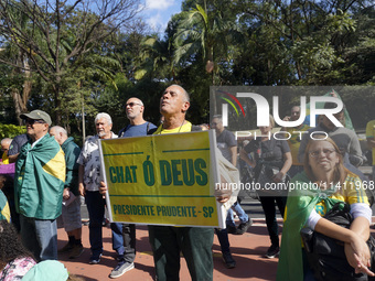 Movements against the PT are holding a protest today on Avenida Paulista, in the central region of Sao Paulo. During the event, a doll of fo...