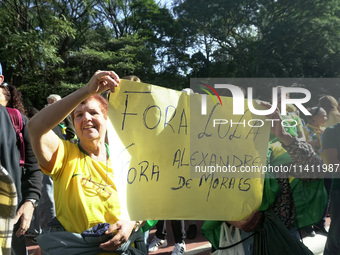 Movements against the PT are holding a protest today on Avenida Paulista, in the central region of Sao Paulo. During the event, a doll of fo...