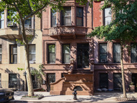  Brownstone apartments in Manhattan, New York City, United States of America on July 6th, 2024. (