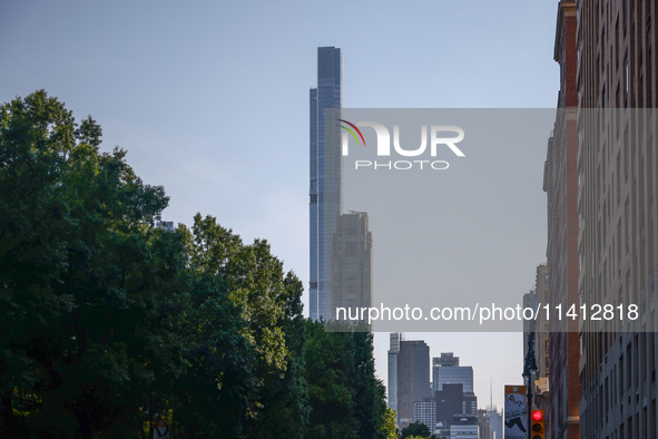  A view on Central Park Tower in Manhattan, New York City, United States of America on July 6th, 2024. 