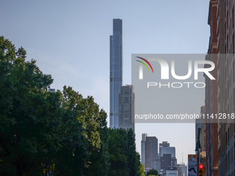  A view on Central Park Tower in Manhattan, New York City, United States of America on July 6th, 2024. (