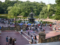 Bethesda Terrace in Central Park in Manhattan, New York City, United States of America on July 6th, 2024. (