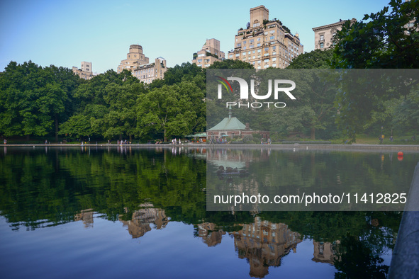  Conservatory Water pond in Central Park in Manhattan, New York City, United States of America on July 6th, 2024. 