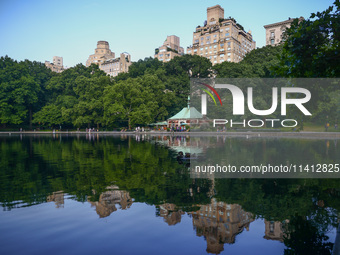  Conservatory Water pond in Central Park in Manhattan, New York City, United States of America on July 6th, 2024. (