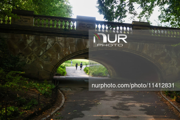 Glade Arch in Central Park in Manhattan, New York City, United States of America on July 6th, 2024. 