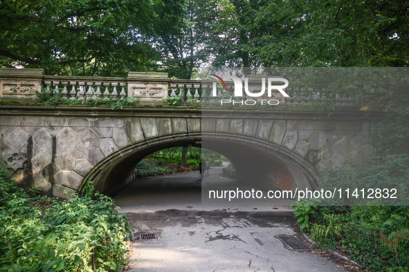 Glade Arch in Central Park in Manhattan, New York City, United States of America on July 6th, 2024. 