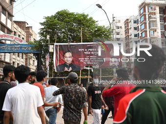 Anti-quota Protesters And Students Backing The Ruling Awami League Party Clash In Dhaka, Bangladesh, On July 16, 2024. At Least Six Demonstr...