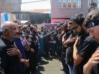 Kashmiri Shiite Muslim mourners are taking part in a religious procession on the tenth day of Ashura in the Islamic month of Muharram in Sri...