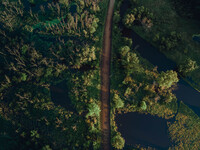 The Sugar River in Albany, WI, is swelling above flood stage after back-to-back derechos are hitting parts of the Midwest, including Wiscons...