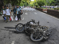 The University of Dhaka students are leaving the campus as all educational institutions are declaring closure, a day after the clash between...