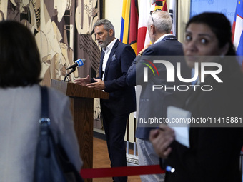 Muhannad Hadi, Humanitarian Coordinator  for the Occupied Palestinian Territory briefs the press on on the current situation in the region a...