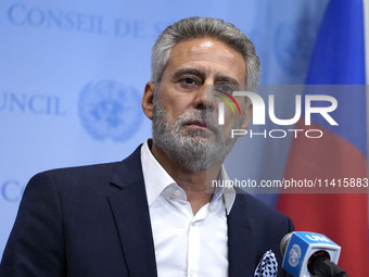 Muhannad Hadi, Humanitarian Coordinator  for the Occupied Palestinian Territory briefs the press on on the current situation in the region a...