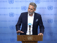 Muhannad Hadi, Humanitarian Coordinator  for the Occupied Palestinian Territory briefs the press on on the current situation in the region a...