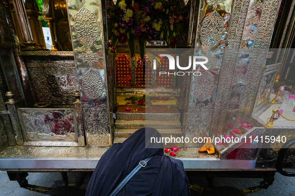 Thousands are gathering on the city's streets as Shia Muslims are observing Yavme Ashura. They are participating in a tazia procession to mo...