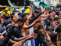 Thousands are gathering on the city's streets as Shia Muslims are observing Yavme Ashura. They are participating in a tazia procession to mo...