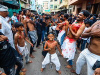 Thousands are gathering on the city's streets as Shia Muslims are observing Yavme Ashura. They are participating in a tazia procession to mo...