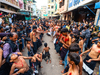 Thousands are gathering on the city's streets as Shia Muslims are observing Yavme Ashura. They are participating in a tazia procession to mo...