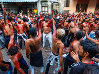 Thousands are gathering on the city's streets as Shia Muslims are observing Yavme Ashura. They are participating in a tazia procession to mo...