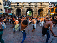 Thousands are gathering on the city's streets as Shia Muslims are observing Yavme Ashura. They are participating in a tazia procession to mo...