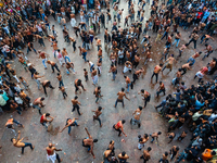 Thousands are gathering on the city's streets as Shia Muslims are observing Yavme Ashura. They are participating in a tazia procession to mo...