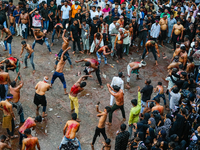 Thousands are gathering on the city's streets as Shia Muslims are observing Yavme Ashura. They are participating in a tazia procession to mo...