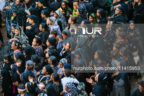 Thousands are gathering on the city's streets as Shia Muslims are observing Yavme Ashura. They are participating in a tazia procession to mo...