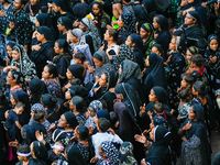 Thousands are gathering on the city's streets as Shia Muslims are observing Yavme Ashura. They are participating in a tazia procession to mo...