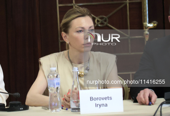 Deputy Minister of Foreign Affairs of Ukraine Iryna Borovets is attending the meeting of the Council for Human Rights, Gender Equality and D...