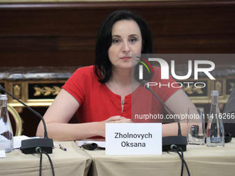 Minister of Social Policy Oksana Zholnovych is attending the meeting of the Council for Human Rights, Gender Equality, and Diversity at the...