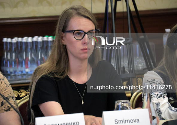 Deputy Minister of Education and Science of Ukraine Yevheniia Smirnova is attending the meeting of the Council for Human Rights, Gender Equa...