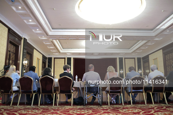 Participants of the meeting of the Council for Human Rights, Gender Equality, and Diversity at the Ministry of Foreign Affairs of Ukraine ar...