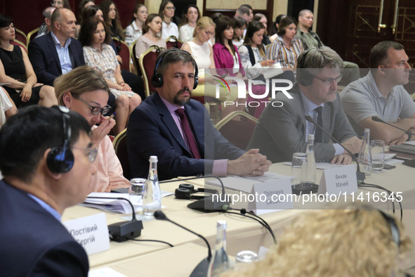 Oksana Zbitneva, Maciej Janczak, and Gael Veyssiere are attending the meeting of the Council for Human Rights, Gender Equality, and Diversit...