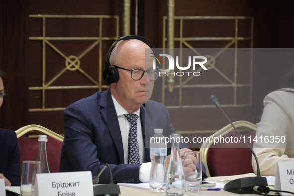 Ambassador Extraordinary and Plenipotentiary of the Kingdom of Denmark to Ukraine, Ole Egberg Mikkelsen, is attending the meeting of the Cou...