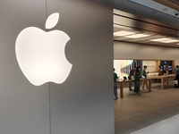 Customers are shopping for the iPhone 15 at the flagship store of Apple Smart Products on Nanjing Road Pedestrian Street in Shanghai, China,...