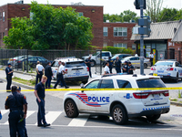 Four People Were Shot In A Gunfight In The Anacostia Neighborhood Of Washington DC With Reports Two Were Pronounced Dead And Two Others, Inc...