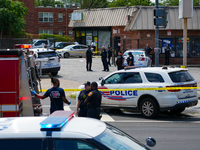 Four People Were Shot In A Gunfight In The Anacostia Neighborhood Of Washington DC With Reports Two Were Pronounced Dead And Two Others, Inc...