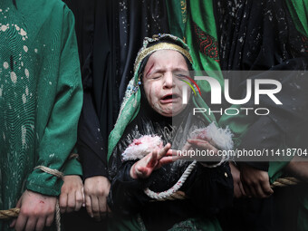  Muslims In Karbala, Iraq, On July 17, 2024 The Anniversary Of The Martyrdom Of Imam Hussein.Shiites In The World See This Today Is The Trag...