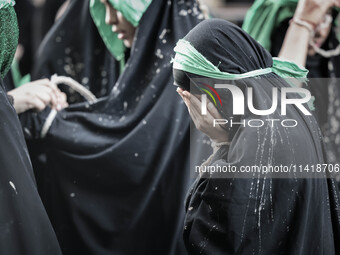  Muslims In Karbala, Iraq, On July 17, 2024 The Anniversary Of The Martyrdom Of Imam Hussein.Shiites In The World See This Today Is The Trag...