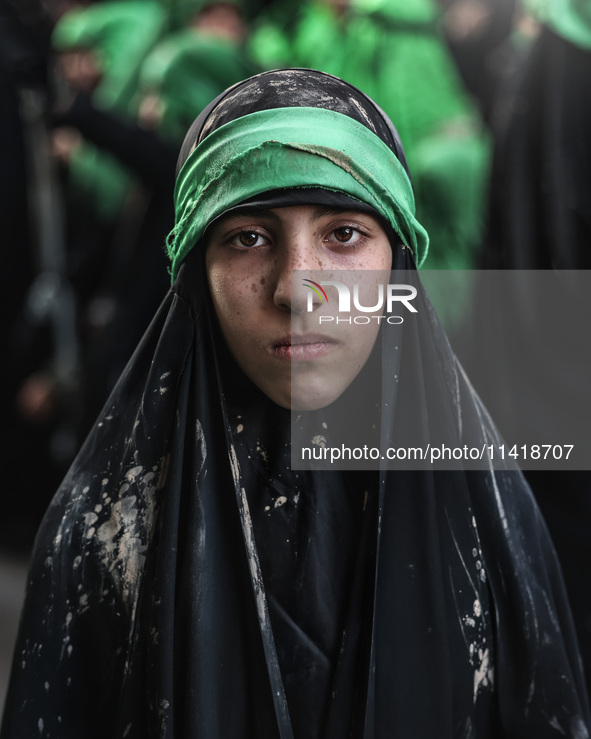  Muslims In Karbala, Iraq, On July 17, 2024 The Anniversary Of The Martyrdom Of Imam Hussein.Shiites In The World See This Today Is The Trag...