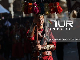  Muslims In Karbala, Iraq, On July 17, 2024 The Anniversary Of The Martyrdom Of Imam Hussein.Shiites In The World See This Today Is The Trag...