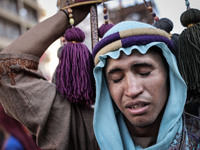  Muslims In Karbala, Iraq, On July 17, 2024 The Anniversary Of The Martyrdom Of Imam Hussein.Shiites In The World See This Today Is The Trag...