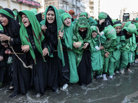  Muslims In Karbala, Iraq, On July 17, 2024 The Anniversary Of The Martyrdom Of Imam Hussein.Shiites In The World See This Today Is The Trag...