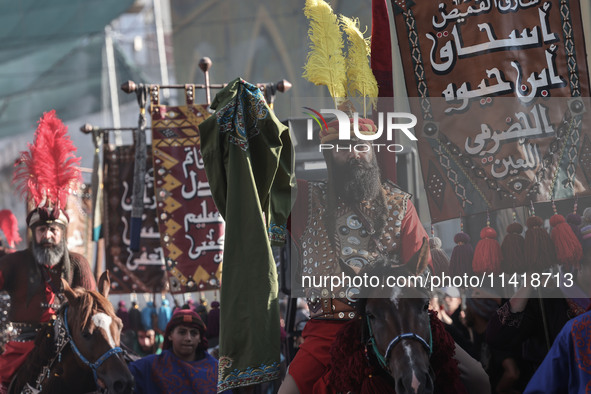  Muslims In Karbala, Iraq, On July 17, 2024 The Anniversary Of The Martyrdom Of Imam Hussein.Shiites In The World See This Today Is The Trag...