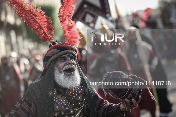  Muslims In Karbala, Iraq, On July 17, 2024 The Anniversary Of The Martyrdom Of Imam Hussein.Shiites In The World See This Today Is The Trag...