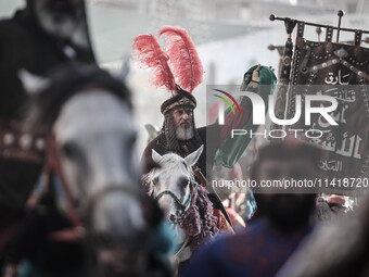  Muslims In Karbala, Iraq, On July 17, 2024 The Anniversary Of The Martyrdom Of Imam Hussein.Shiites In The World See This Today Is The Trag...