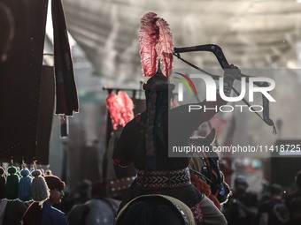  Muslims In Karbala, Iraq, On July 17, 2024 The Anniversary Of The Martyrdom Of Imam Hussein.Shiites In The World See This Today Is The Trag...