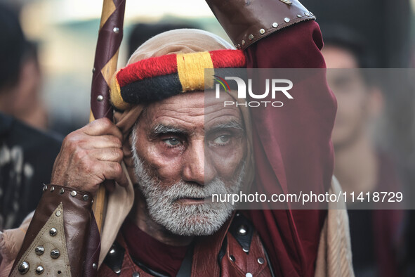  Muslims In Karbala, Iraq, On July 17, 2024 The Anniversary Of The Martyrdom Of Imam Hussein.Shiites In The World See This Today Is The Trag...