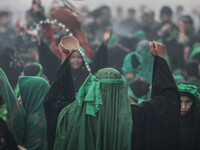  Muslims In Karbala, Iraq, On July 17, 2024 The Anniversary Of The Martyrdom Of Imam Hussein.Shiites In The World See This Today Is The Trag...