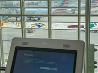 Flight delays are hitting Washington DC Reagan National Airport and many other airports following a software update glitch from Microsoft an...