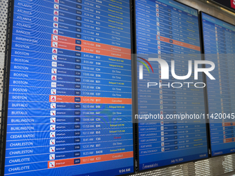 Flight delays are hitting Washington DC Reagan National Airport and many other airports following a software update glitch from Microsoft an...